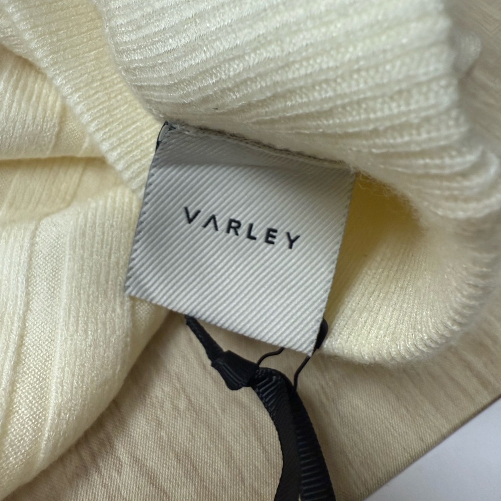 Varley Cream Wide Leg Pants View 5